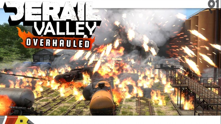 炸火车模拟？史上最大更新 | 脱轨山谷增强版#01 | Derail Valley Overhauled