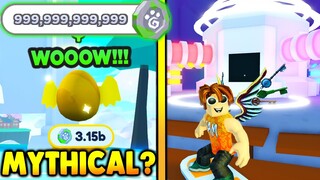 I Spent 999,999,999,999 Fantasy Coins To Hatch Mythical Golden Angelus in Pet Simulator X