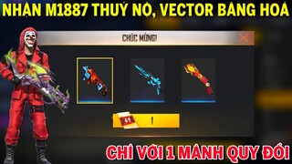 [Free Fire] Cách Nhận Vector Băng Hoả, M1887 Thuỷ Nộ Bằng Mảnh Quy Đổi Cực Đơn Giản