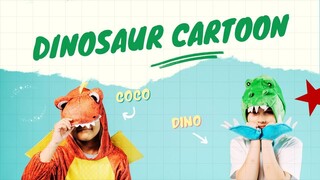 dinosaur cartoon for toddlers | Dinosaur Drawing | Land of Dinotopia | Animal Friendship | Bedtime