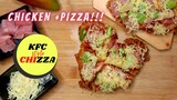 USE CHICKEN INSTEAD OF PIZZA CRUST! KFC STYLE CHIZZA // HOW TO MAKE CHICKEN PIZZA // CHIZZA AT HOME