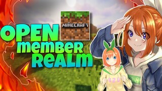 !!OPEN MEMBER REALM MCPE 2021 TERBARU!! BURUAN JOIN