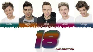 One Direction - 18 (Color Coded Lyrics) (sped up)