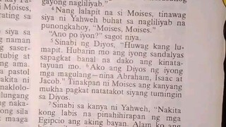 Pang Araw Araw na Talata.               Exodus 3:4-6
