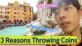 An average of 1.5 billion Coins Per Year in Trevi Fountain?! 💰 | Carefree Travelers 2