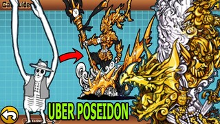 QUÁ NGON 100% RA UBER SUPER RARE, UBER POSEIDON RỒNG VÀNG - The Battle Cats - TOP GAME THÀNH EJ