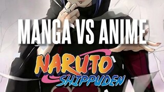Naruto Shippuden - Manga vs Anime