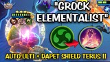 GROCK ELEMENTALIST + ANGELA SKILL 1 !! AUTO DAPET SHIELD TERUS !! COMBO MAGIC CHESS UPDATE TERBARU!!