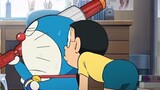 Nobita and Doraemon participating in the Tekkadan battle