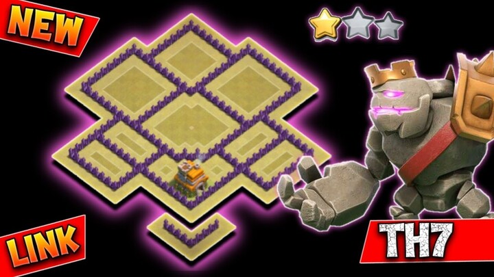 NEW TH7 WAR BASE WITH LINK | NEW BEST TOP 2 TH7 BASE LAYOUT | ANTI WITCH/ZAP DRAGON | CLASH OF CLANS
