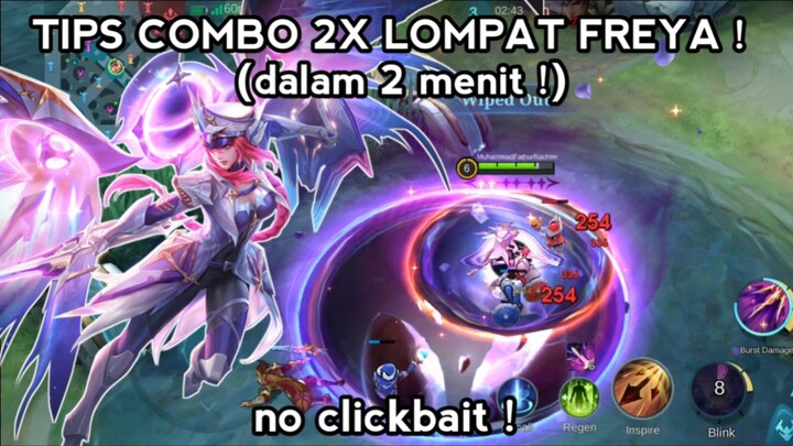 TIPS 2X LOMPAT ALA ALA USER FREYA NIH !