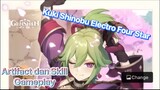 Genshin Impact INDO - Pembahasan Kuki Shinobu Electro Four Star mengenai Artifact & Skill + Gameplay