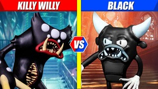 Killy Willy vs Black (Rainbow Friends) | SPORE