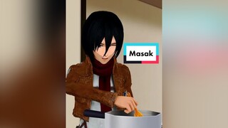 Ada yg mo dimasakin mikasa? 🔥 AttackOnTitan shingekinokyojin fyp fypシ fypdongggggggg mikasa masterchef