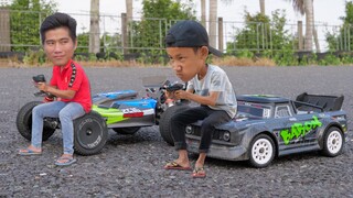 NERF GUN CAR RC CONTROL BATTLE  6