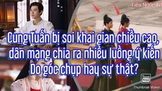Cung Tuấn bị soi khai gian chiều cao,dân mạng chia ra nhiều luồng ý kiến: Do góc chụp hay sự thật?