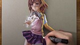 [Anime] Menggambar 3D Misaka Mikoto