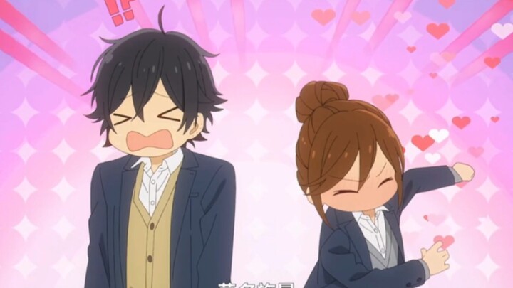 The bun that Miyamura helped Hori tie was well received and she asked Miyamura to help her tie her h