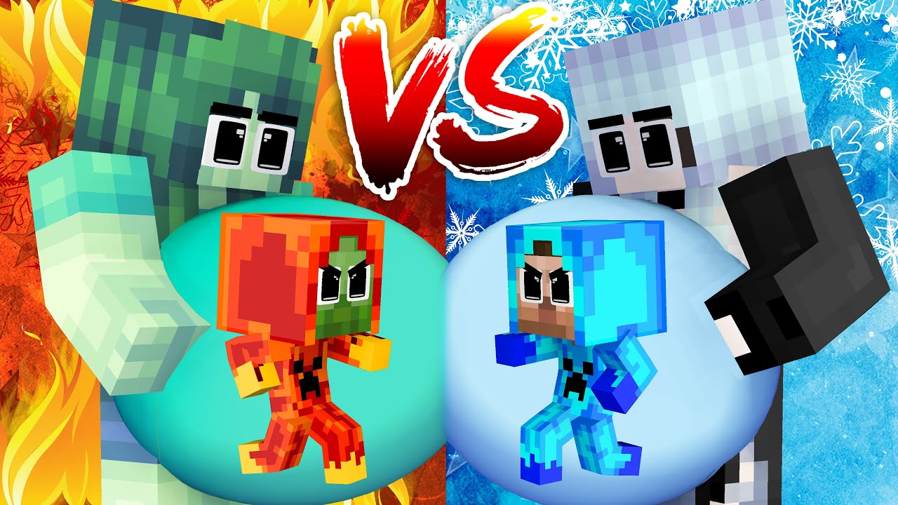 Fire & Ice Herobrine girl