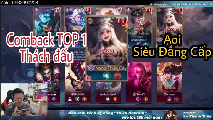 Thiên Cày Thuê, Comback Rank Top 6 Thách Đấu Trở Về Thời Xưa !