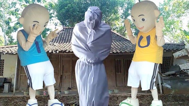 Parodi badut Upin Ipin & Hantu Pocong Rumah Kosong