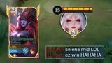 GOODBYE TOP GLOBAL LUNOX ☠️ THIS NEW META SELENA MID LANE IS THE BEST COUNTER FOR LUNOX!!