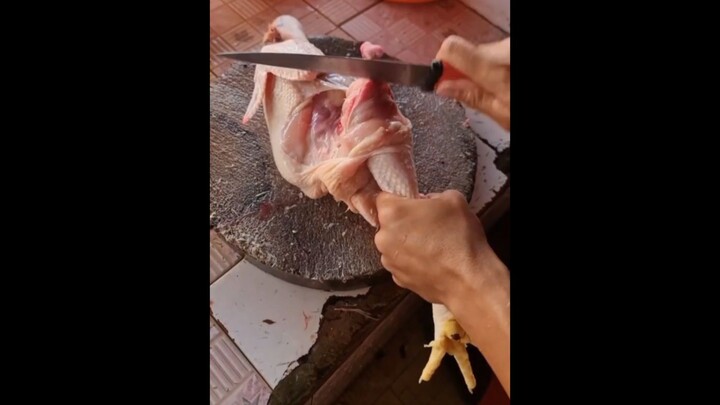 Easiest Way Unboning a chicken😲