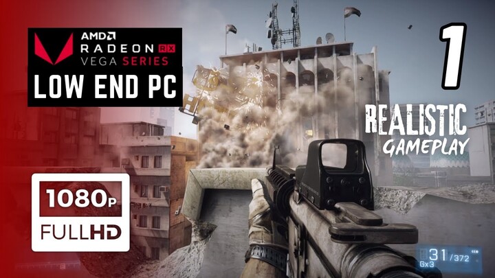 Battlefield 3 Indonesia 2024 Realistic Gameplay High Graphic AMD Ryzen 3 3300U Vega 6 Low End PC