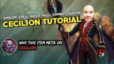How to use cecilion • cecilion guide • cecilion tutorial mobile legends