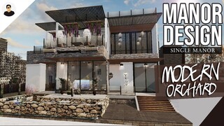 LifeAfter: Manor Design - Modern Orchard | Single Manor | Tutorial