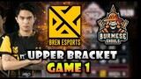 BREN ESPORTS VS. BURMESE GHOULS (GAME 1) UPPER BRACKET | MLBB World Championship 2020 | MLBB