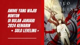 Anime yang wajib di tonton dibulan januari kemarin