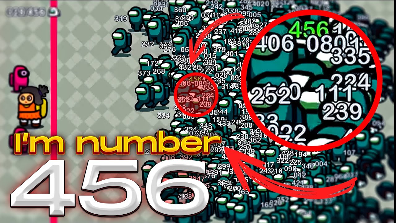 Among Us Squid Game But I'm Number 456 - Bilibili