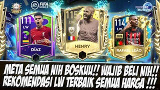 META NI!! REKOMENDASI LW / WINGER TERBAIK SEASON INI EVENT TOTS  FIFA MOBILE | FIFA MOBILE INDONESIA