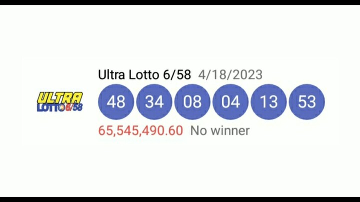 Lotto - 6/42 6/49 6/58 6D 3D 2D STL Result: Tuesday April 18 2023