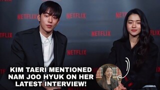 Kim Taeri Talked About the Greatest Secrets of Nam Joo Hyuk During The Drama! (namri couple)