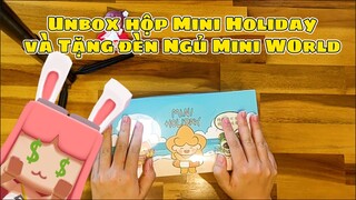 Đập Hộp bộ mô hình Mini Holiday siêu đáng yêu và Give Away Đèn Ngủ Mini World!