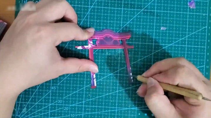 [Paper Sculpture] Genshin Impact 3D Photo Frame Genshin Impact Handmade Paper Mold