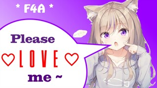 You adopt a lovely, anxious Neko Girl [nya~] | x Listener | Anime ASMR | roleplay