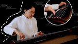 Guqin solo of Li Bai's "Moon on Guan Mountain" was remixed by a girl
