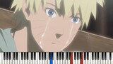 นารูโตะ เศร้า : เพลงอนิเมะ การ์ตูน + วิธีเล่นเปียโน โน้ตเพลง