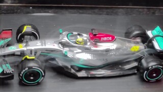 43 scale Mercedes-Benz F1 W13 wind tunnel