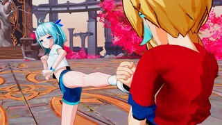 【4K/MMD fight】🥰给爷狠狠来一脚❤