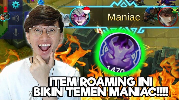 TEMEN AUTO MANIAC PERKARA ITEM ROAMING BARU ! - MOBILE LEGENDS INDONESIA