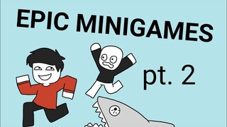 EPIC MINIGAMES pt. 2 (SAYA NETO LARUIN) || ROBLOX