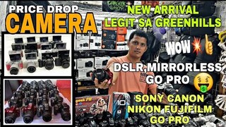 PRESYO ng SECONDHAND CAMERA SA GREENHILLS,ORIGINAL CANON SONY NIKON GOPRO LUMIX,SULIT PANALO!