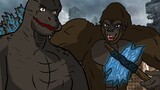 "Godzilla, Kongo's abilities are limited..."