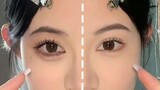 two types of makeup tutorial for Korean eye