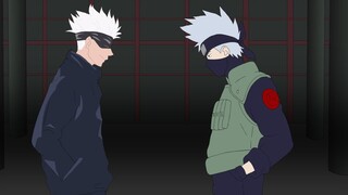 Nếu Gojo Satoru gặp Kakashi, cuộc chiến giữa hai người đàn ông bị bịt mắt.