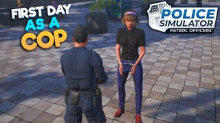 I BECAME A COP | POLICE SIMULATOR: PATROL OFFICERS (HINDI) #1